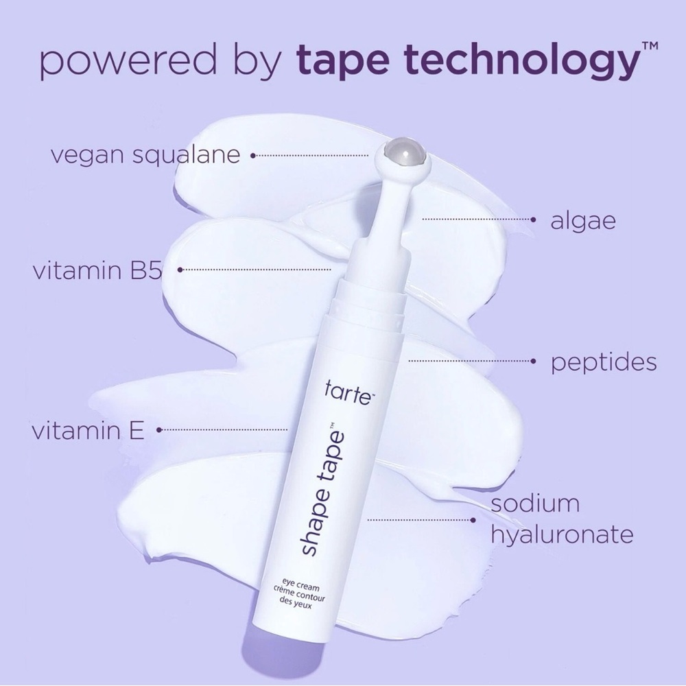NEW IN BOX tarte shape tape eye cream ~ roller ~ full size!